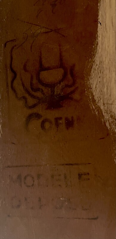 F 919 AS pair of art deco consoles by Maison De Coene, circa 1925