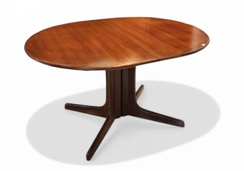 F 925 APO teak extendable dining table by Bauman