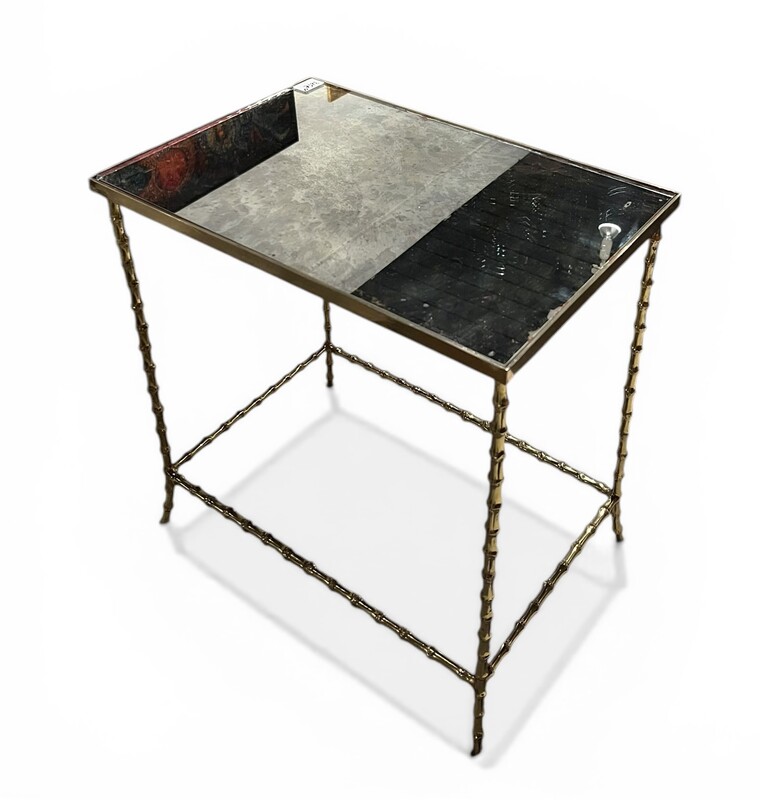 F 926 CK Maison Baguès faux bamboo side table 