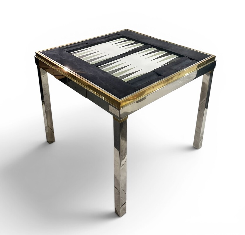 F 944 PL Backgammon table by Willy Rizzo