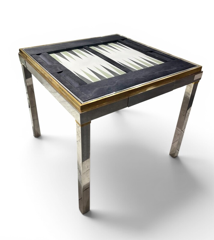 F 944 PL Backgammon table by Willy Rizzo