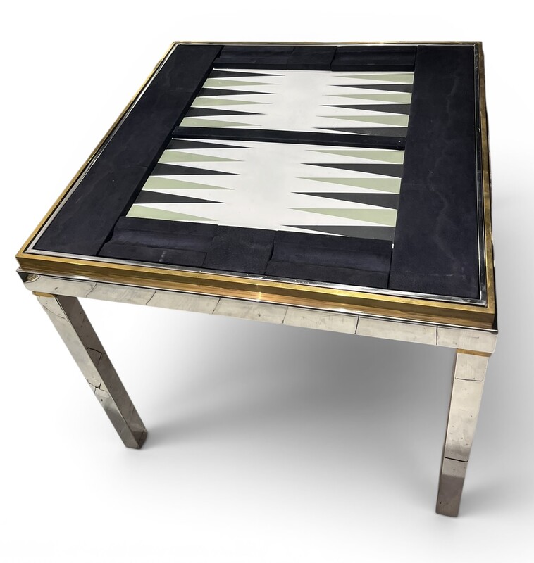 F 944 PL Backgammon table by Willy Rizzo