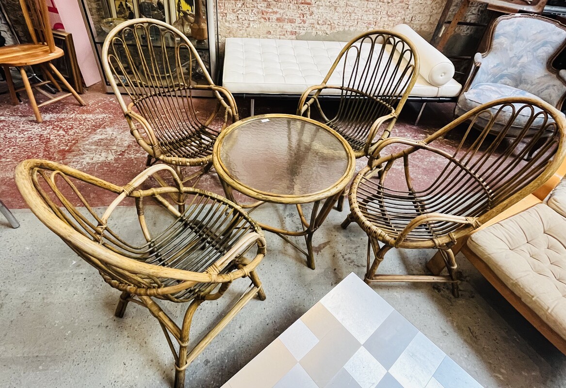 F 950 JC Garden set in rattan