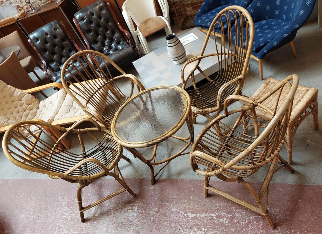 F 950 JC Garden set in rattan