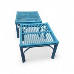 F 956 JC Pair bamboo side tables, 1970s 