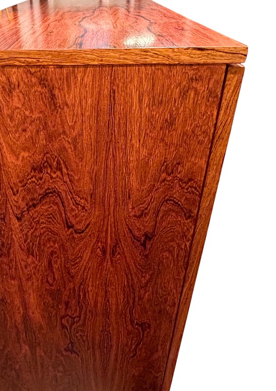 F 958 AS Scandinavian cabinet circa 1960, exotic wood and sycamore maple
