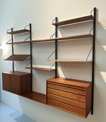 F 978 JCM teak wall unit by Poul Cadovius, 1960’s