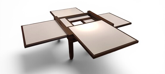 F 981 YO extendable coffee table by Vuarnesson, 1980’s
