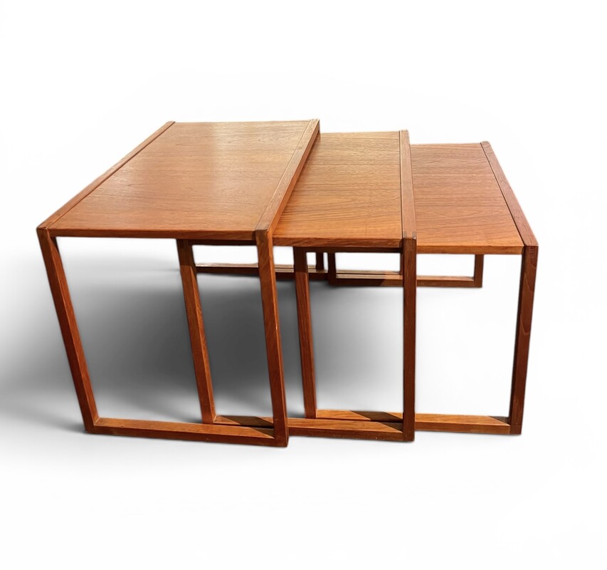 F 982 JCM teak nesting tables, 1960’s