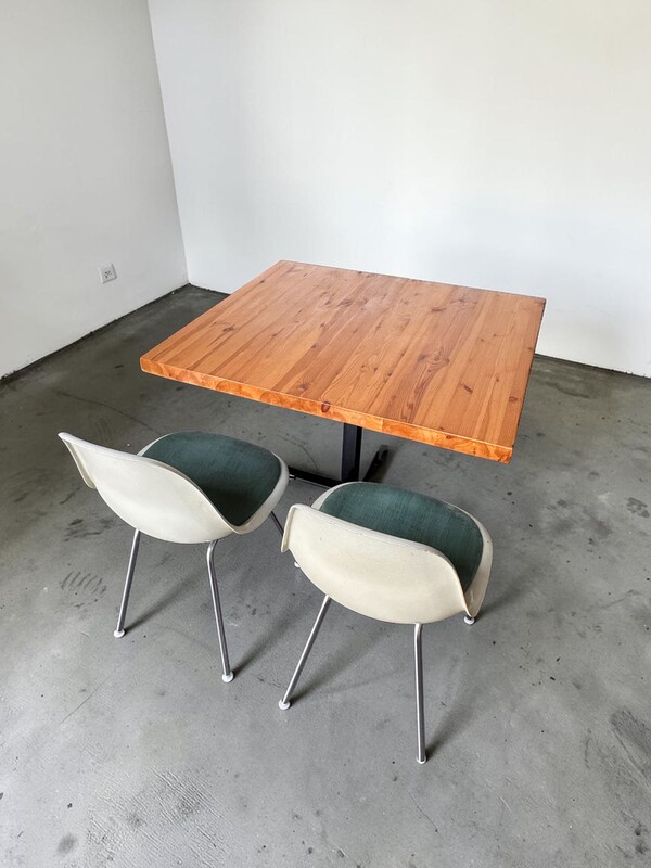 F 985 JB Les Arcs Dining Table by Charlotte Perriand for Les Arcs, France, 1960s