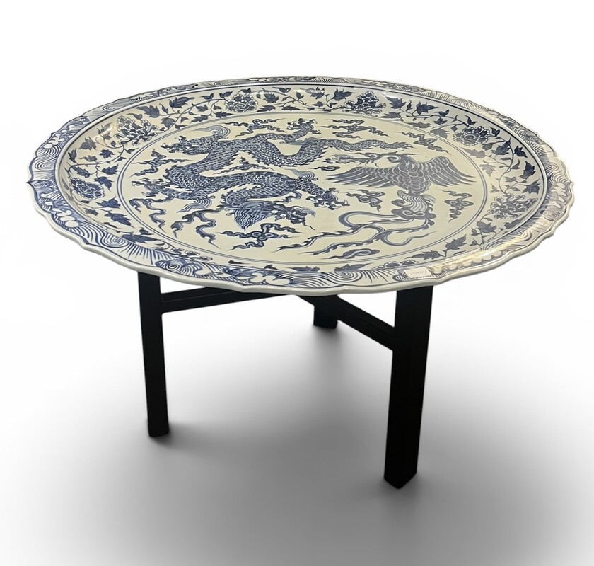 F 986 MH asiatic ceramic coffee table 