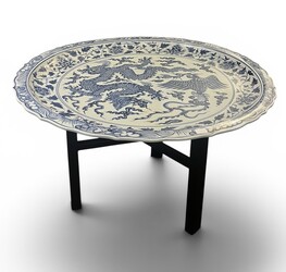 F 986 MH asiatic ceramic coffee table 