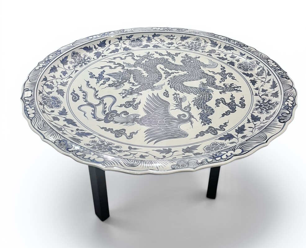 F 986 MH asiatic ceramic coffee table 