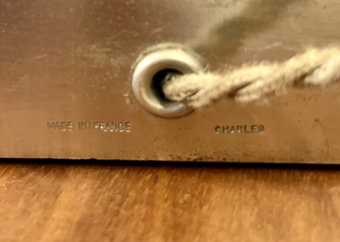 L 023 AG maison Charles aloès lamp, 1970’s