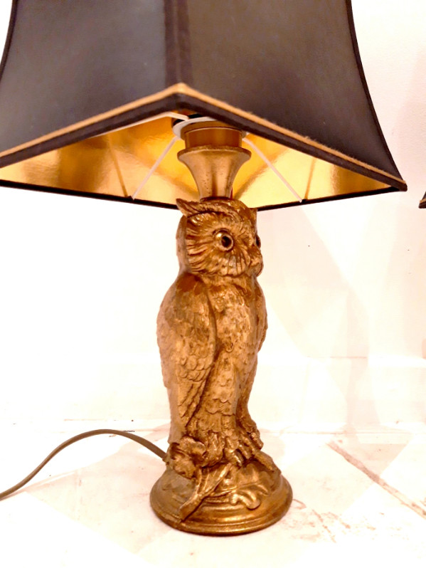 L 125 Apo Pair of Regency 1980 table lamps