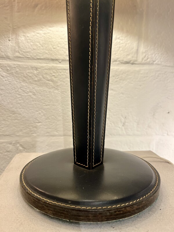 L 143 JC british green leather table tamp 