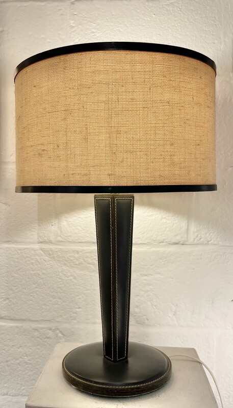 L 143 JC british green leather table tamp 