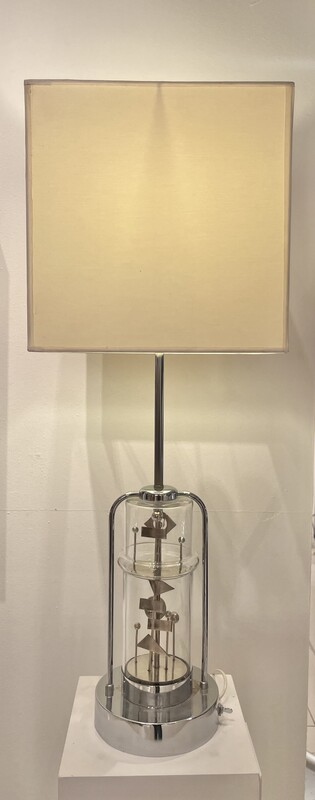 L 202 AV Kinetic Lamp with rotary movement.Circa 1970