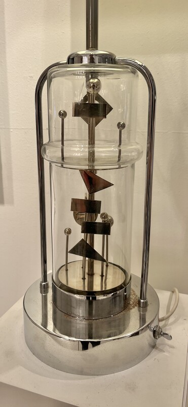 L 202 AV Kinetic Lamp with rotary movement.Circa 1970