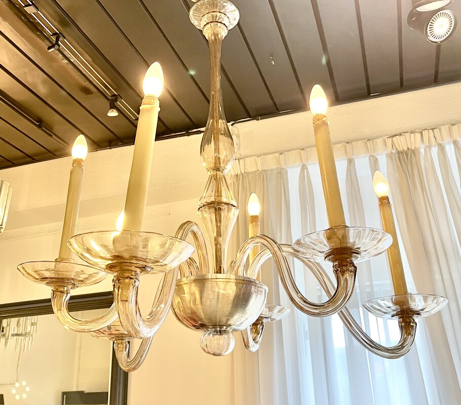 L 233 YD Murano glass chandelier by Venini
