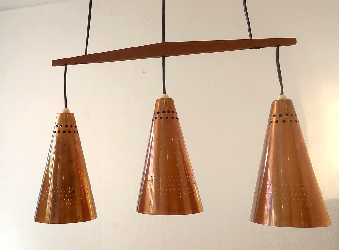 L 239 JC Rare vintage hanging lamp by Hans Ange Jakobsson for Markaryd , Sweden