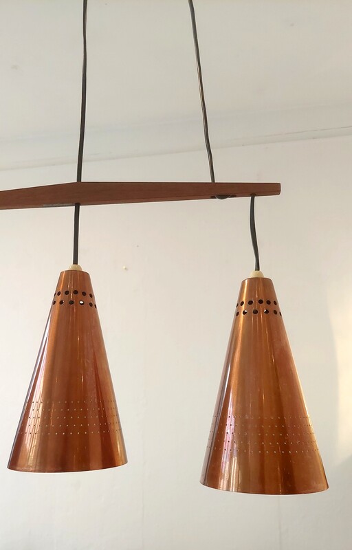 L 239 JC Rare vintage hanging lamp by Hans Ange Jakobsson for Markaryd , Sweden