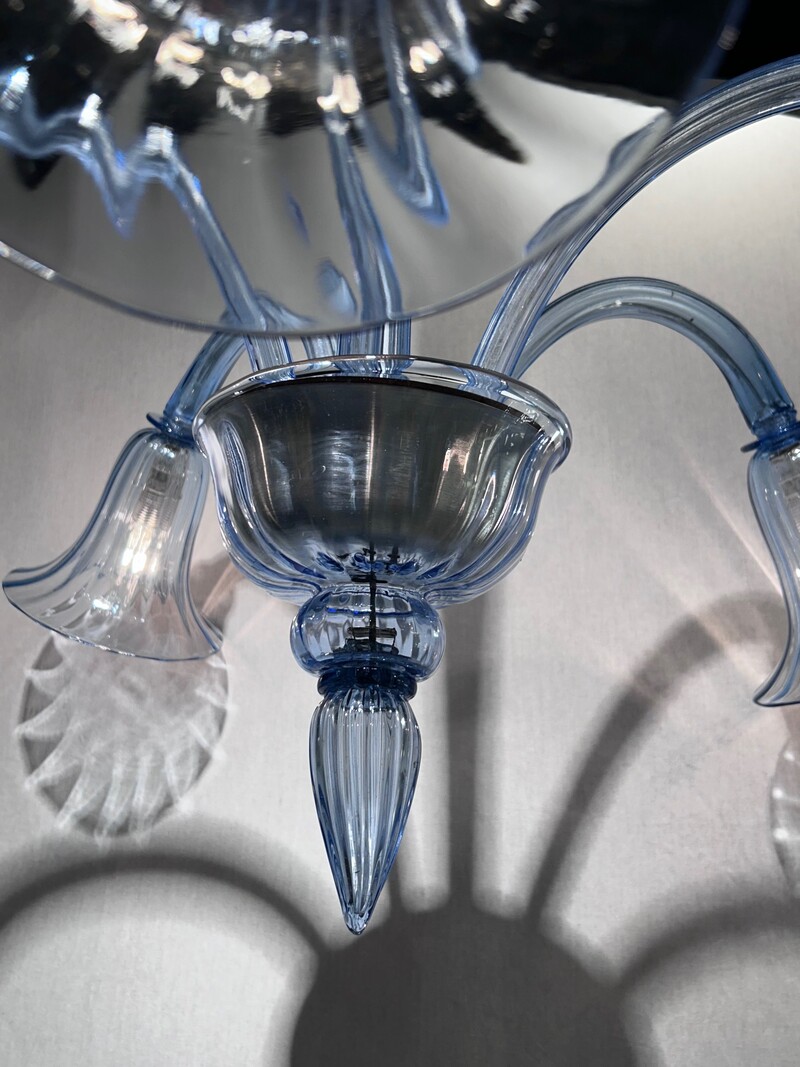 L 268 AS Venini Chandelier Murano glass 1940’s