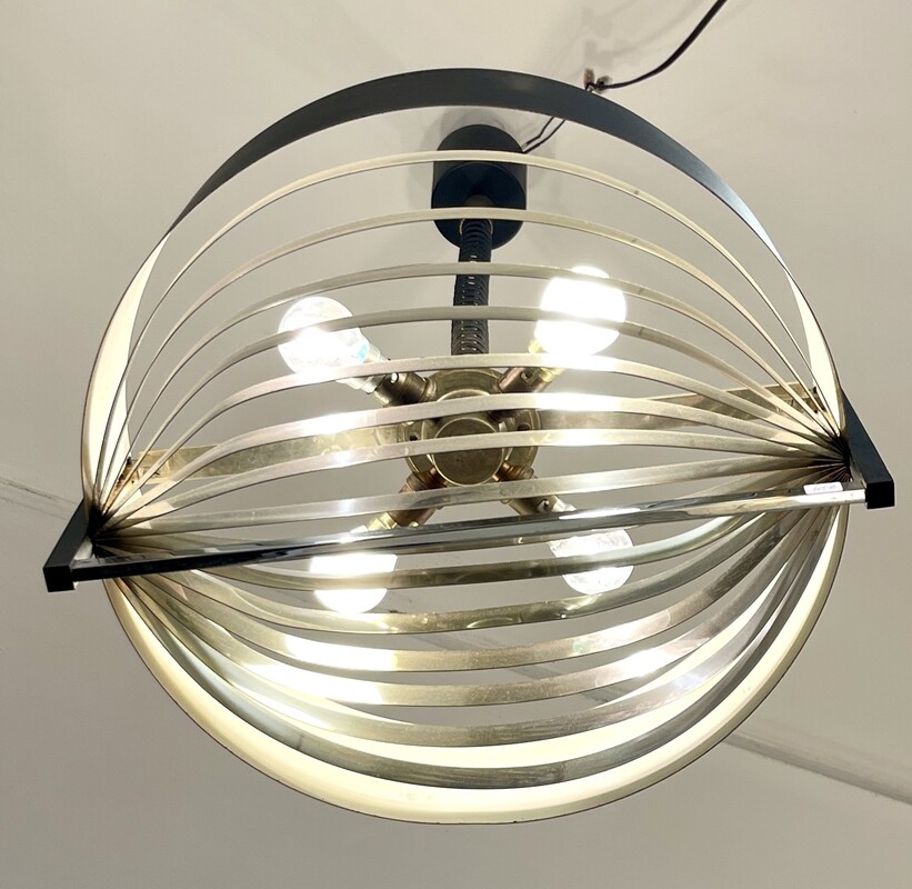 L 284 AG extendable Space age  chandelier, 1970