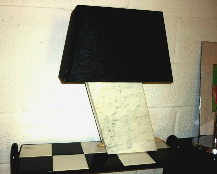 L 288 JC Lampe à poser marbre 1970