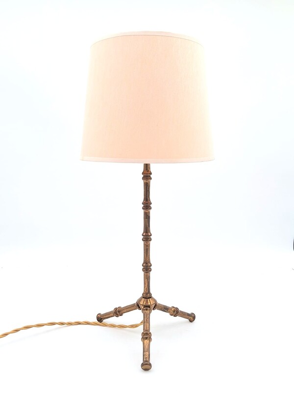 L 306 JD/RC brass table lamp att to Jacques Adnet 