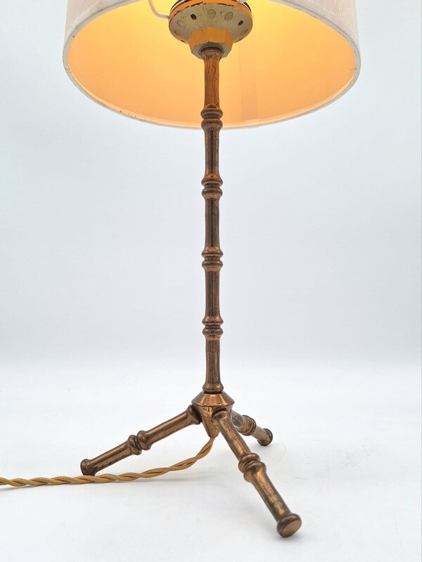 L 306 JD/RC brass table lamp att to Jacques Adnet 