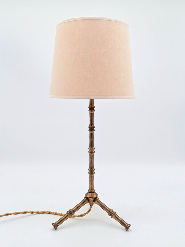 L 306 JD/RC brass table lamp att to Jacques Adnet 
