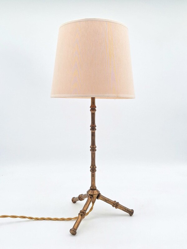 L 306 JD/RC brass table lamp att to Jacques Adnet 