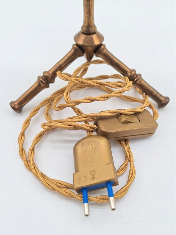 L 306 JD/RC brass table lamp att to Jacques Adnet 