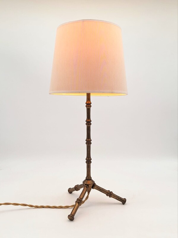 L 306 JD/RC brass table lamp att to Jacques Adnet 