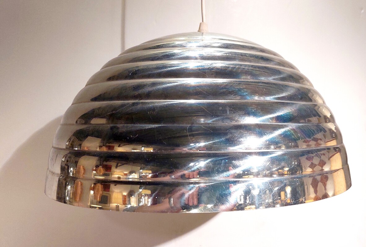 L 316 JC Alu hanging lamp Att. to H.A. Jakobsson