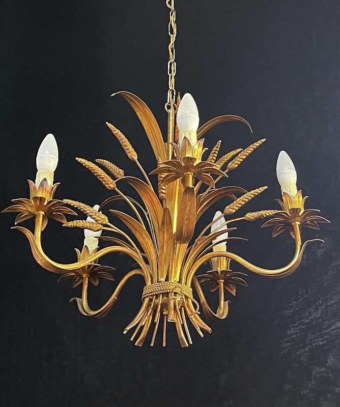 L 320 AG « Coco Chanel » golden  Chandelier 
