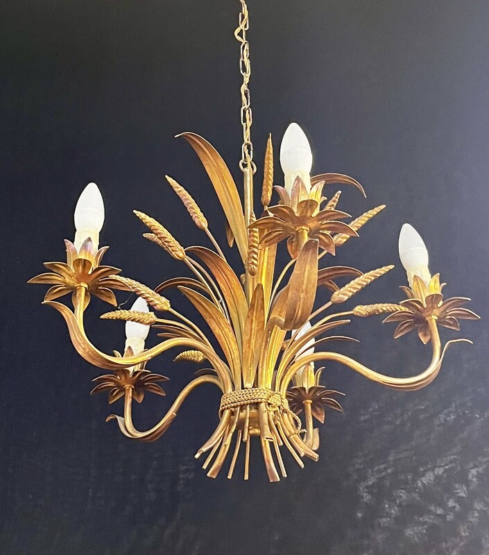 L 320 AG « Coco Chanel » golden  Chandelier 