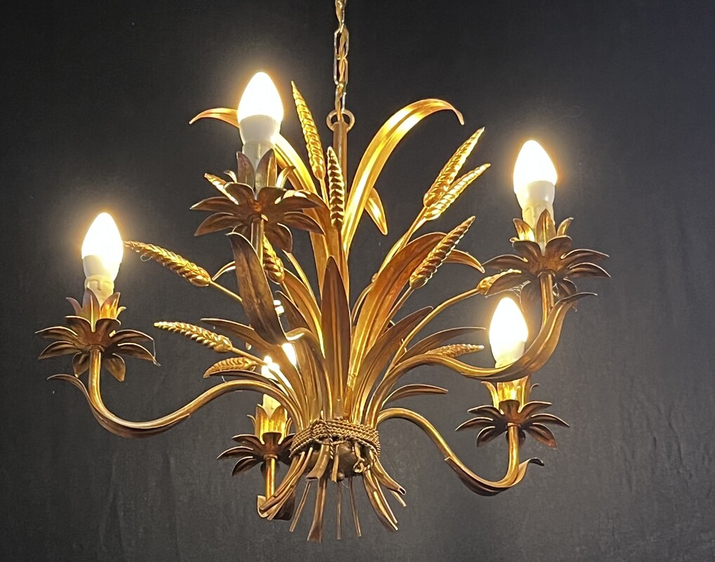 L 320 AG « Coco Chanel » golden  Chandelier 