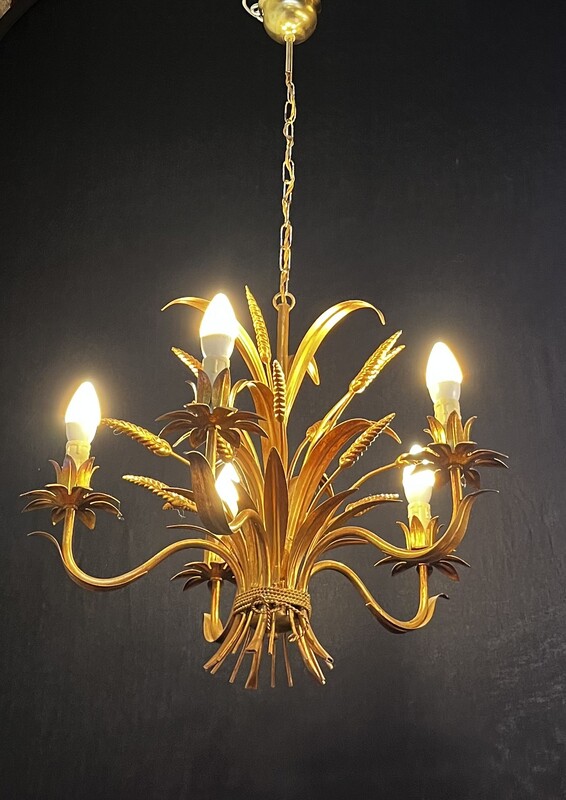 L 320 AG « Coco Chanel » golden  Chandelier 