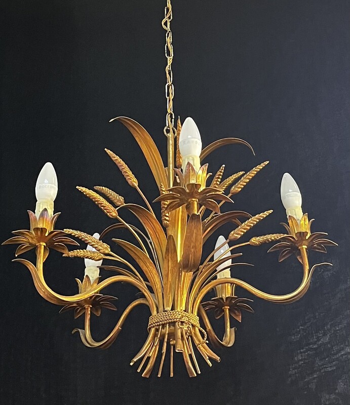 L 320 AG « Coco Chanel » golden  Chandelier 