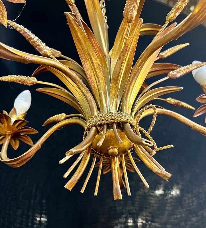 L 320 AG « Coco Chanel » golden  Chandelier 