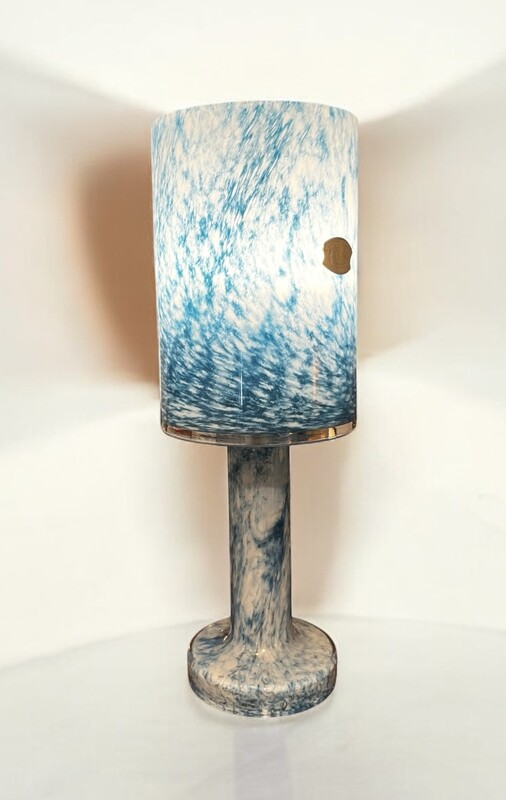 L 452 JFC studio glass lamp att to Leloup by Val-Saint-Lambert 