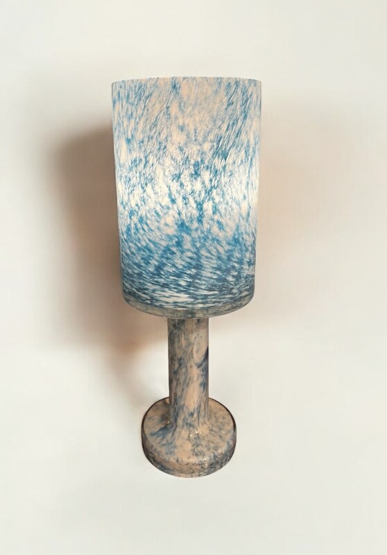 L 452 JFC studio glass lamp att to Leloup by Val-Saint-Lambert 