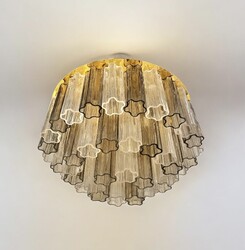 L 473 YO glass and brass suspension 