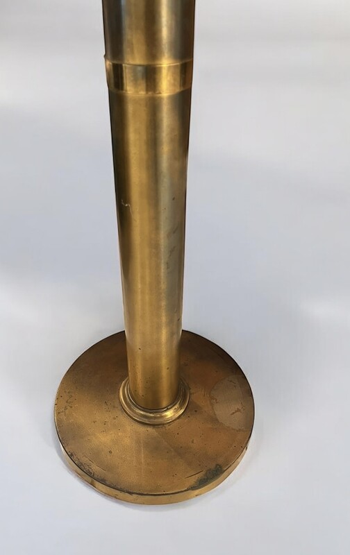L 478 JFC patined brass floor lamp 