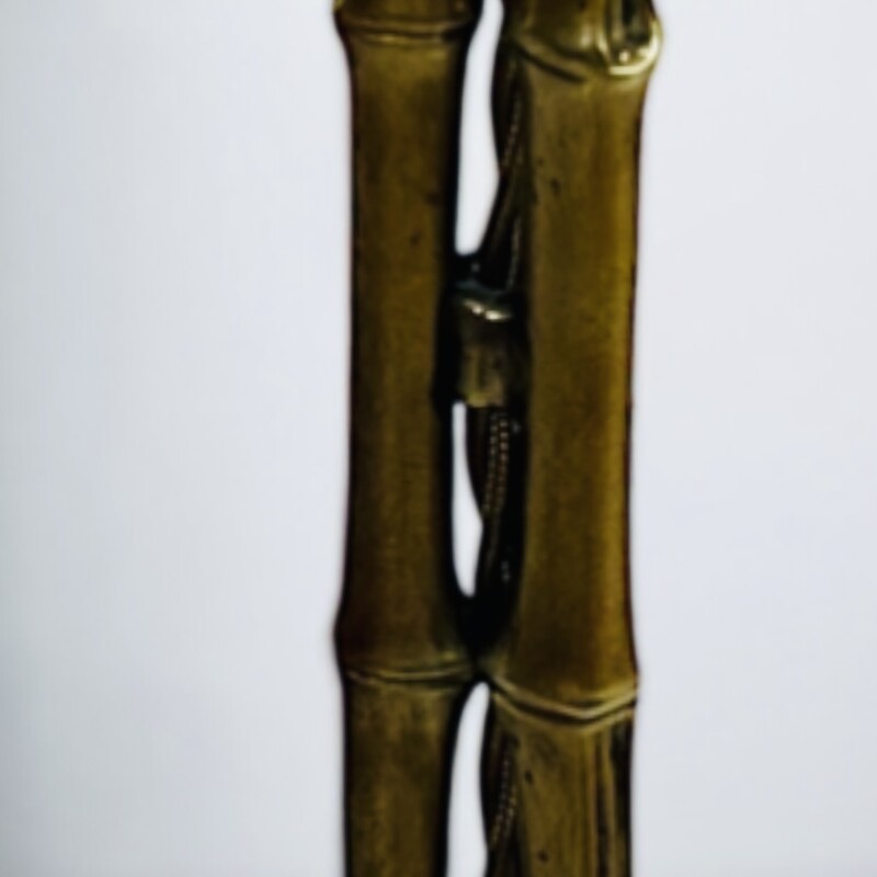 L 481 AG rare floor lamp tripled faux bamboo by maison bagues new shade and new rewired Ca 1950