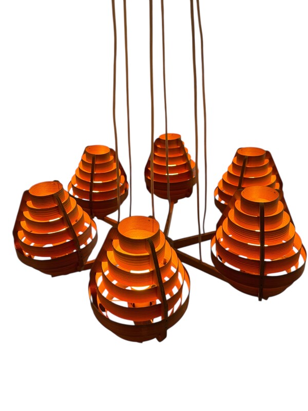 L 482 AG Chandelier by H.A. Jakobsson 
