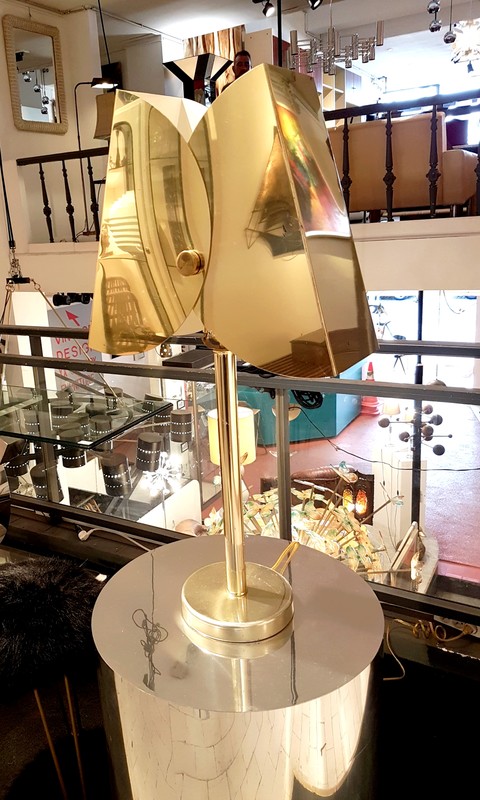 L 490 AV Rare pair of table lamps by Curtis Jere