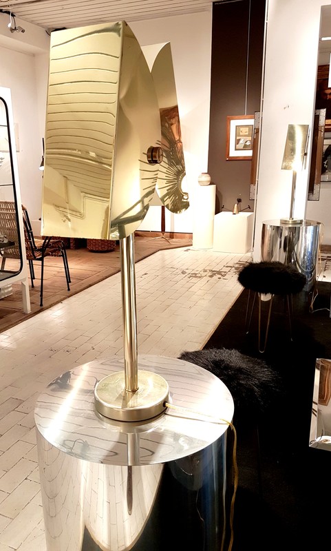 L 490 AV Rare pair of table lamps by Curtis Jere